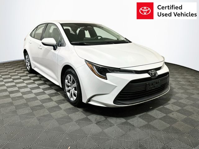White 2024 Toyota Corolla Sedan Front-Wheel Drive Continuously Variable Transmission
