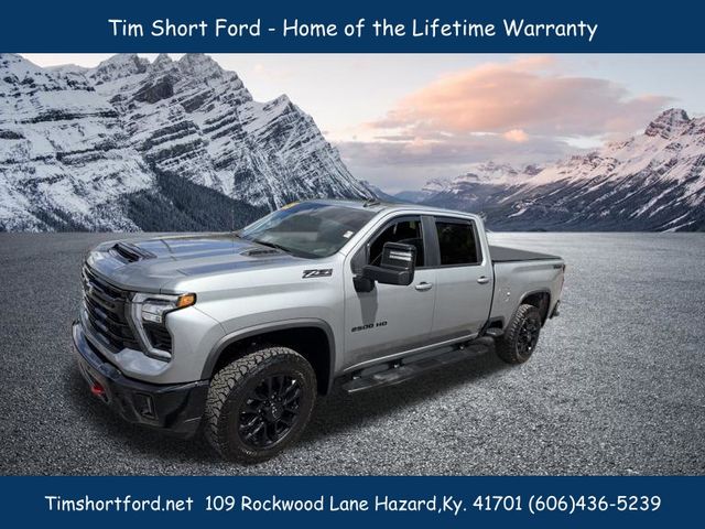 Sterling Gray Metallic 2025 Chevrolet Silverado 2500HD LT Crew Cab 4WD Pickup Truck Four-Wheel Drive Automatic