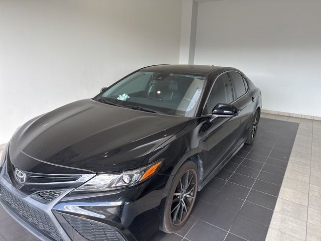 Midnight Black Metallic 2021 Toyota Camry SE FWD Sedan Front-Wheel Drive 8-Speed Automatic