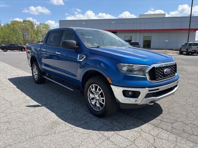 Lightning Blue 2019 Ford Ranger XLT SuperCrew RWD Pickup Truck 4X2 Automatic