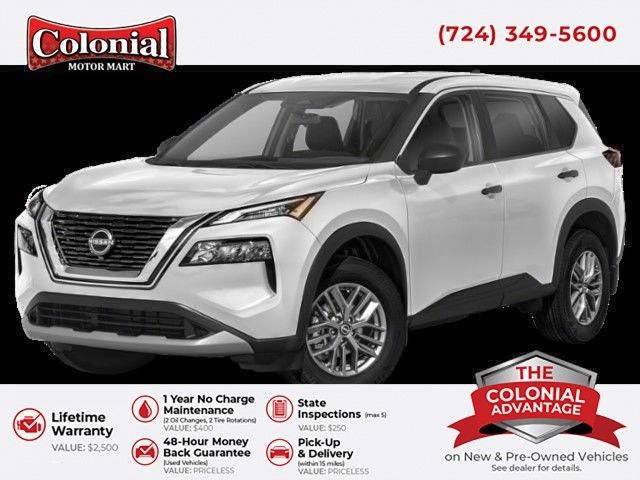 Glacier White 2023 Nissan Rogue SUV / Crossover All-Wheel Drive Continuously Variable Transmission