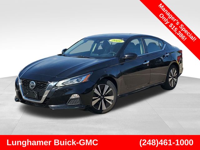 Super Black Clearcoat 2022 Nissan Altima Sedan Front-Wheel Drive Continuously Variable Transmission
