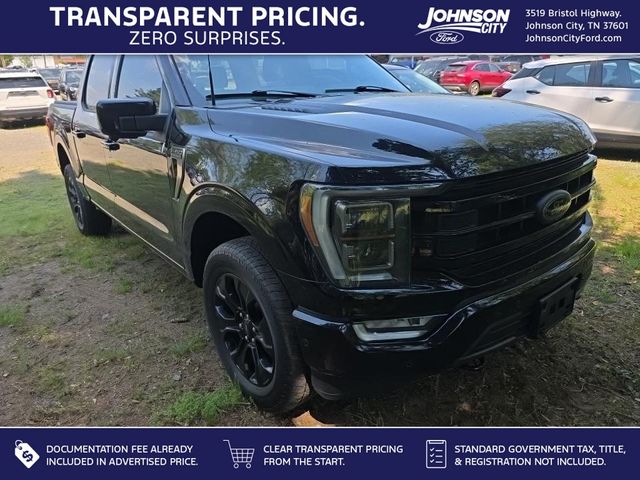 Black Metallic 2023 Ford F-150 Platinum SuperCrew 4WD Pickup Truck Four-Wheel Drive Automatic