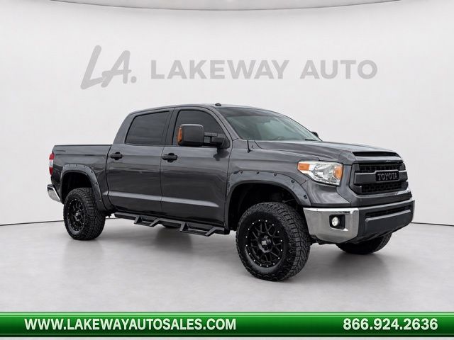 Magnetic Gray Metallic 2017 Toyota Tundra Pickup Truck Four-Wheel Drive 6-Speed Automatic Overdrive