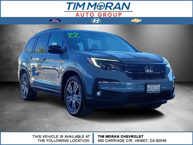 Gray 2022 Honda Pilot SUV / Crossover All-Wheel Drive 9-Speed Automatic