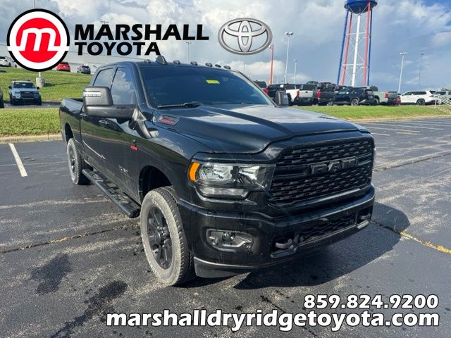 Diamond Black Crystal Pearlcoat 2024 RAM 2500 Pickup Truck Four-Wheel Drive 6-Speed Automatic