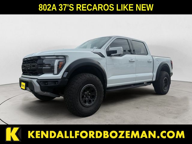 Oxford White 2025 Ford F-150 Raptor SuperCrew 4WD Pickup Truck Four-Wheel Drive Automatic