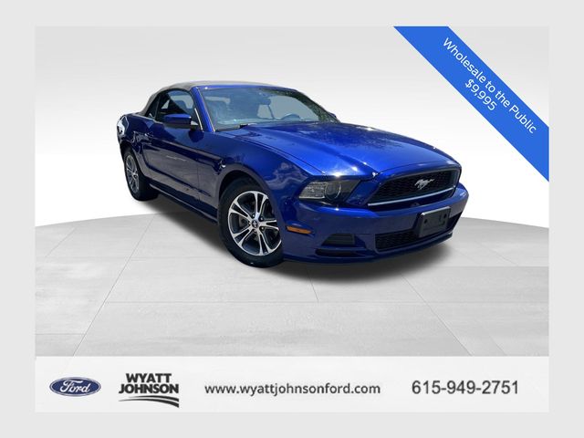Blue Metallic 2014 Ford Mustang V6 Premium Convertible RWD Convertible Rear-Wheel Drive 6-Speed Automatic