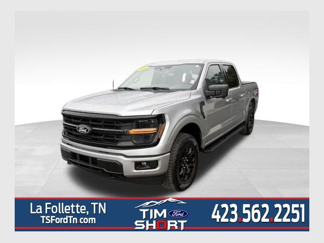 Silver Metallic 2024 Ford F-150 Pickup Truck Four-Wheel Drive Automatic