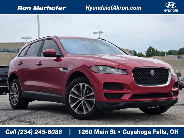 Red 2018 Jaguar F-PACE SUV / Crossover All-Wheel Drive Automatic