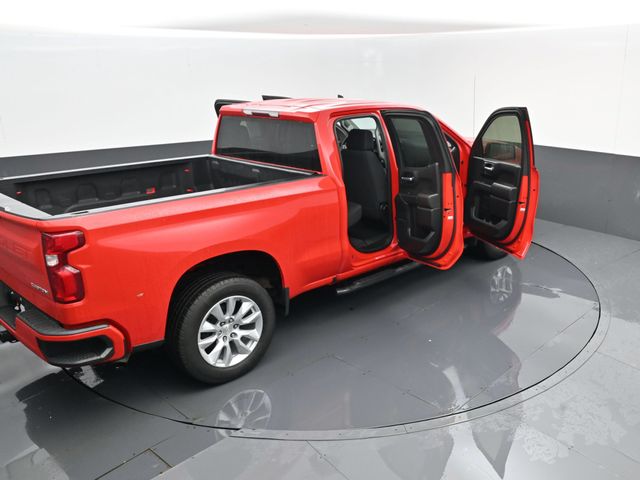 2021 Red Hot Chevrolet Silverado 1500 Custom 4X4 Truck