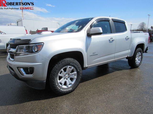 Silver Ice Metallic 2019 Chevrolet Colorado LT Crew Cab 4WD Pickup Truck Four-Wheel Drive 8-Speed Automatic