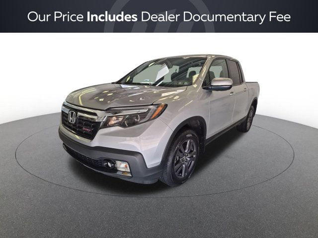 Silver 2018 Honda Ridgeline Pickup Truck All-Wheel Drive 6-Speed Automatic