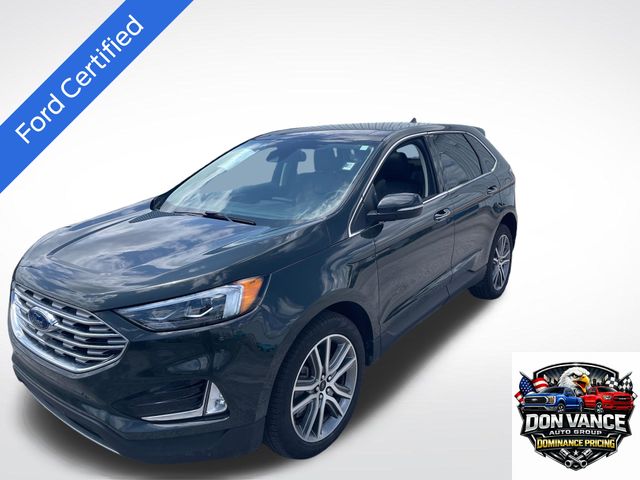 Green Metallic 2024 Ford Edge SUV / Crossover All-Wheel Drive 8-Speed Automatic