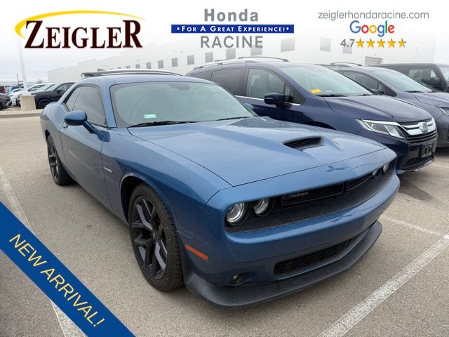 Blue (Frostbite) 2020 Dodge Challenger R/T RWD Coupe Rear-Wheel Drive 8-Speed Automatic