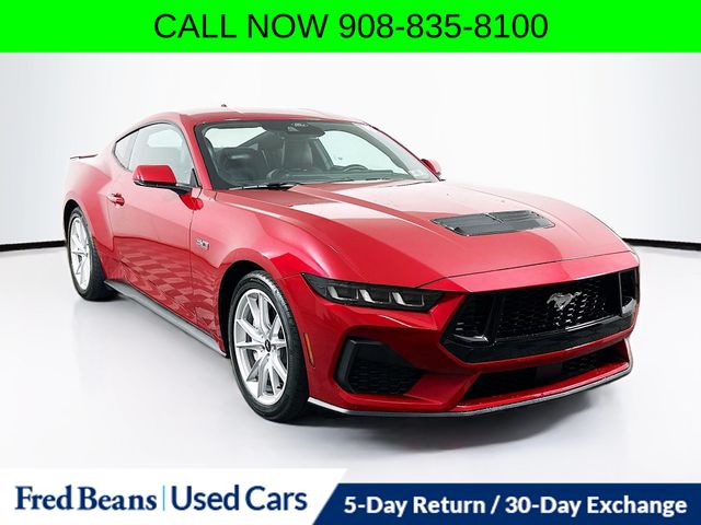 Red Metallic 2024 Ford Mustang Coupe Rear-Wheel Drive 6-Speed Manual