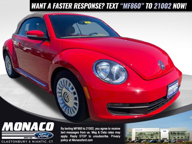 Tornado Red 2014 Volkswagen Beetle 1.8T Convertible Convertible Front-Wheel Drive 6-Speed Automatic