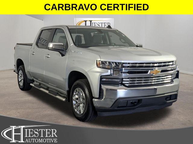 Silver Ice Metallic 2021 Chevrolet Silverado 1500 Pickup Truck Four-Wheel Drive 8-Speed Automatic
