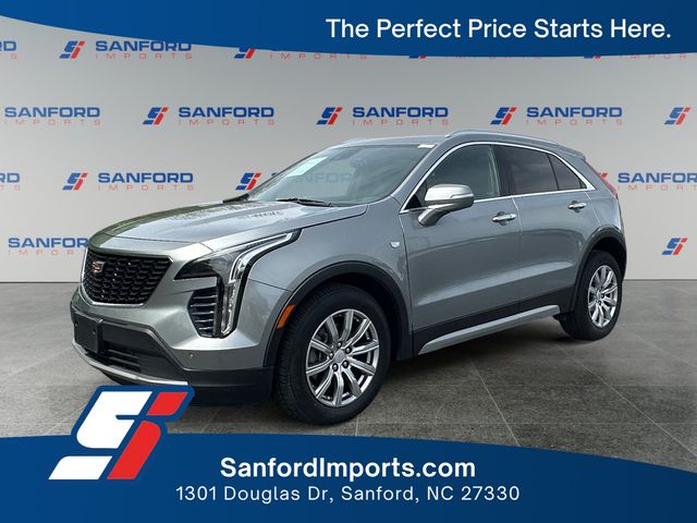 Argent Silver Metallic 2023 Cadillac XT4 Premium Luxury AWD SUV / Crossover Four-Wheel Drive 9-Speed Automatic