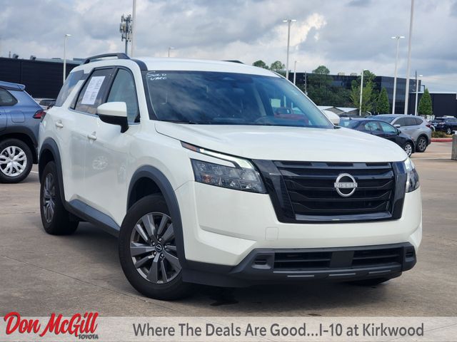 2025 Nissan Pathfinder SV White at Classic Elite Chevrolet Sugar Land