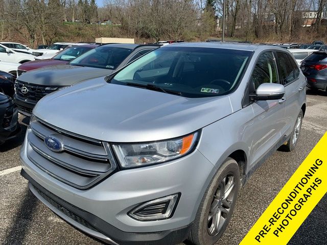 Ingot Silver 2017 Ford Edge Titanium AWD SUV / Crossover All-Wheel Drive 6-Speed Automatic