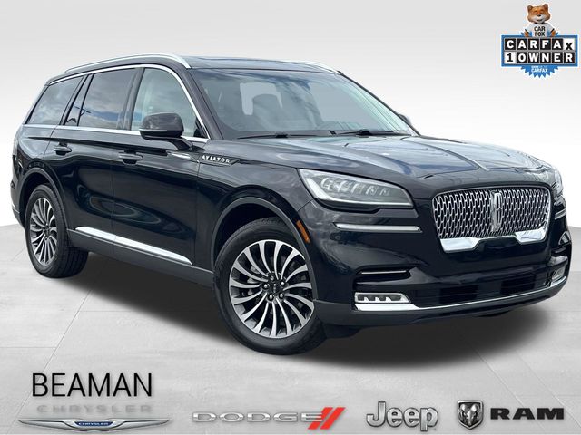 Black 2021 Lincoln Aviator Reserve AWD SUV / Crossover All-Wheel Drive Automatic