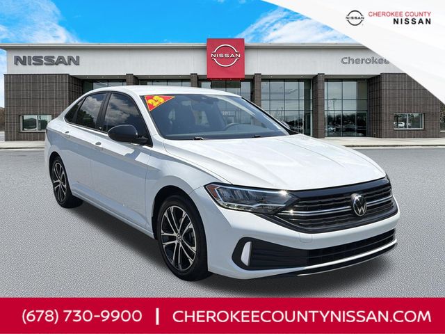 Pure White 2023 Volkswagen Jetta Sedan Front-Wheel Drive 8-Speed Automatic