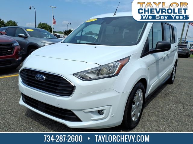 Frozen White 2019 Ford Transit Connect Van Front-Wheel Drive 8-Speed Automatic