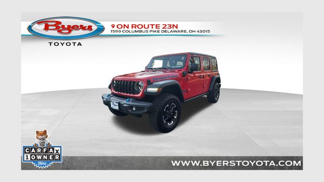 Firecracker Red Clearcoat 2025 Jeep Wrangler 4xe Rubicon 4WD SUV / Crossover Four-Wheel Drive 8-Speed Automatic