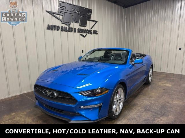 Blue Metallic 2020 Ford Mustang Convertible Rear-Wheel Drive Automatic