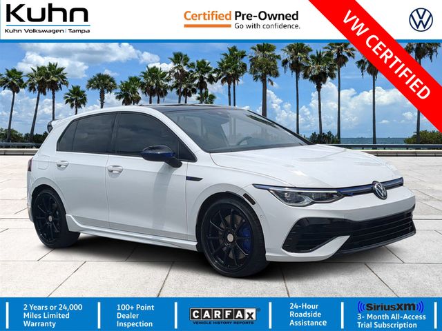 Pure White 2024 Volkswagen Golf R 4Motion Hatchback All-Wheel Drive 7-Speed Dual Clutch