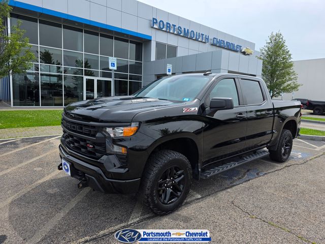 Black 2023 Chevrolet Silverado 1500 Pickup Truck Four-Wheel Drive Automatic