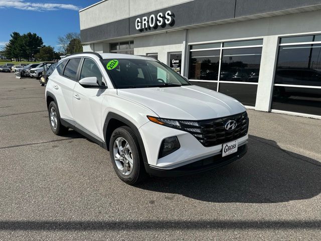 White Pearl 2024 Hyundai Tucson SUV / Crossover All-Wheel Drive 8-Speed Automatic