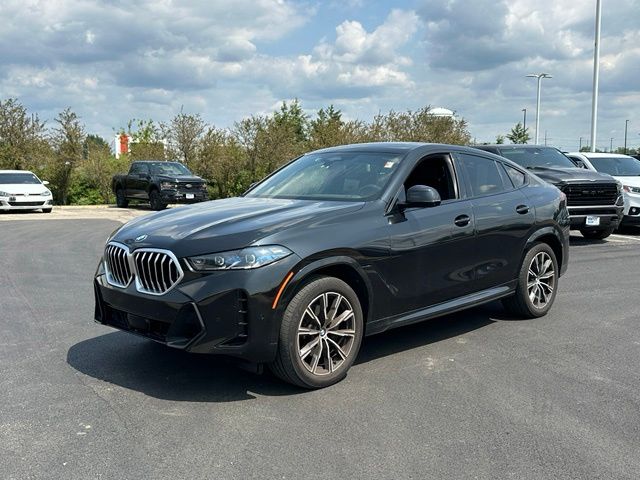 Black Sapphire Metallic 2025 BMW X6 SUV / Crossover All-Wheel Drive 8-Speed Automatic