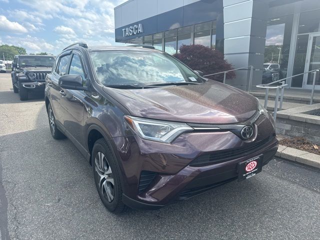 Black Currant 2017 Toyota RAV4 LE AWD SUV / Crossover All-Wheel Drive 6-Speed Automatic