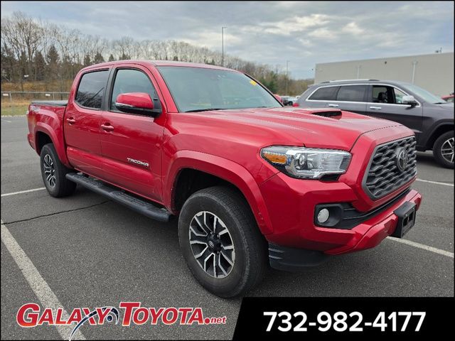 Barcelona Red Metallic 2023 Toyota Tacoma TRD Sport Double Cab 4WD Pickup Truck Four-Wheel Drive 6-Speed Automatic