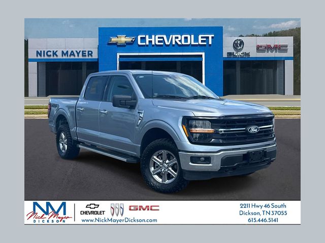 Silver Metallic 2025 Ford F-150 Pickup Truck Four-Wheel Drive 10-Speed Automatic
