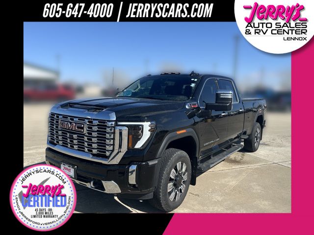 Onyx Black 2024 GMC Sierra 3500HD Denali Crew Cab 4WD Pickup Truck Four-Wheel Drive Automatic