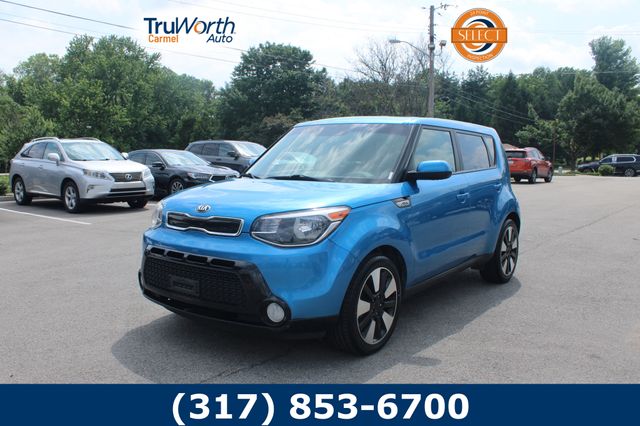 Caribbean Blue 2016 Kia Soul + Wagon Front-Wheel Drive 6-Speed Automatic