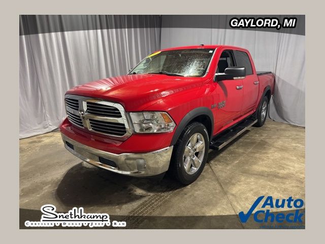 Flame Red Clearcoat 2015 RAM 1500 Big Horn Crew Cab 4WD Pickup Truck Four-Wheel Drive 8-Speed Automatic