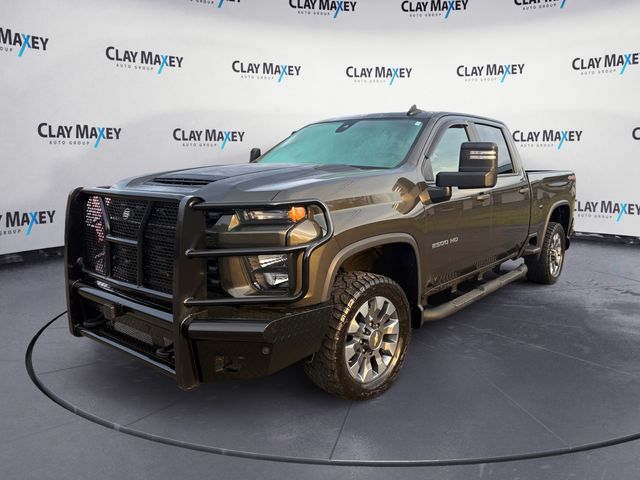 Greenstone Metallic 2023 Chevrolet Silverado 2500HD Custom Crew Cab 4WD Pickup Truck Four-Wheel Drive 6-Speed Automatic