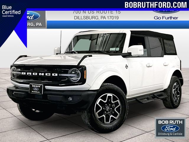 2024 Ford Bronco Outer Banks White at Bob Ruth Ford