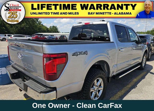 Silver Metallic 2024 Ford F-150 Pickup Truck Four-Wheel Drive Automatic