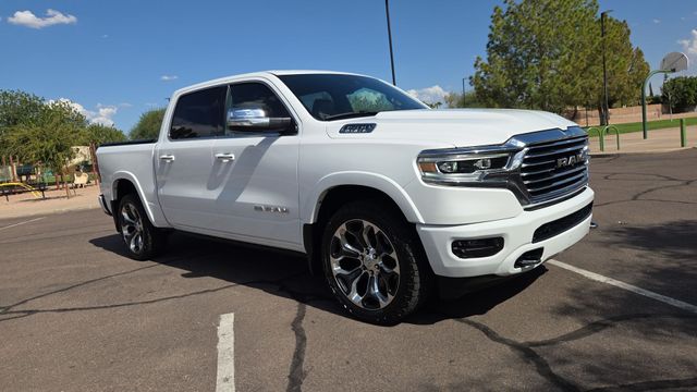 Ivory White Tri-Coat Pearlcoat 2020 RAM 1500 Pickup Truck Four-Wheel Drive 8-Speed Automatic