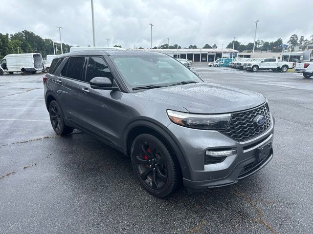 Gray Metallic 2021 Ford Explorer SUV / Crossover All-Wheel Drive Automatic