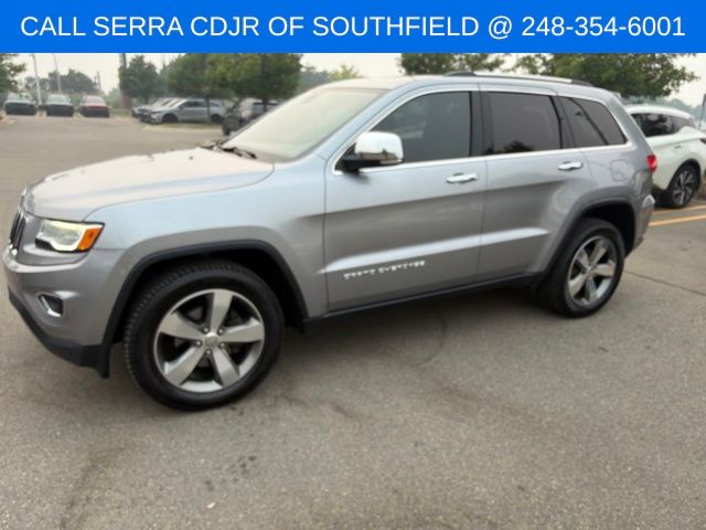 Billet Silver Metallic Clearcoat 2016 Jeep Grand Cherokee SUV / Crossover Four-Wheel Drive 8-Speed Automatic