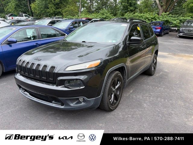 Brilliant Black Crystal Pearlcoat 2016 Jeep Cherokee SUV / Crossover Front-Wheel Drive 9-Speed Automatic