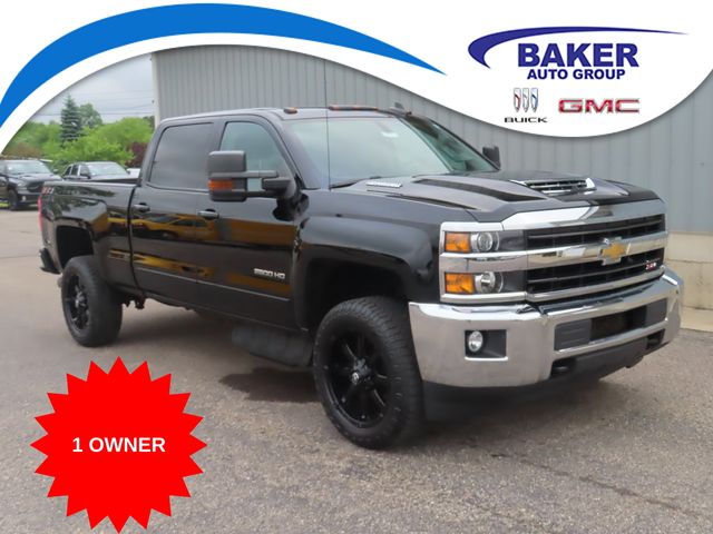Black 2018 Chevrolet Silverado 2500HD LT Crew Cab 4WD Pickup Truck Four-Wheel Drive 6-Speed Automatic