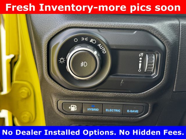 2023 Jeep Wrangler Sahara 4xe Yellow at Big Star Chrysler Jeep Dodge Ram 