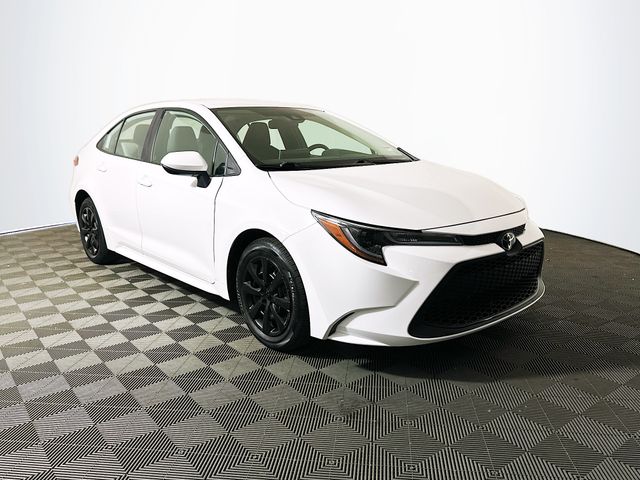 White 2020 Toyota Corolla LE FWD Sedan Front-Wheel Drive Continuously Variable Transmission